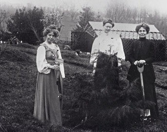 Annie Kenney Mary Blathwayt Emmeline Pankhurst Eagle House Annie’s Arboretum