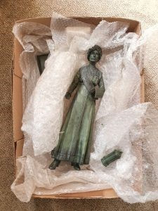 The marquette of Mary Clarke by Denise Duttton © https://maryclarkestatue.com/