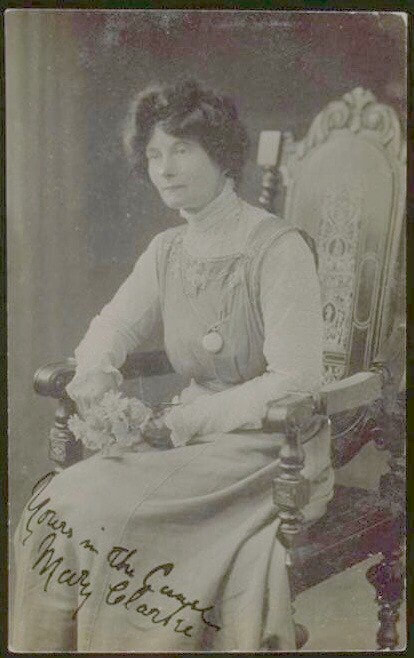 Mary Clarke Suffragette ©https://maryclarkestatue.com/