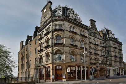 Queen’s Hotel © Great Western Hotels    Suffrage meeting with Churchill